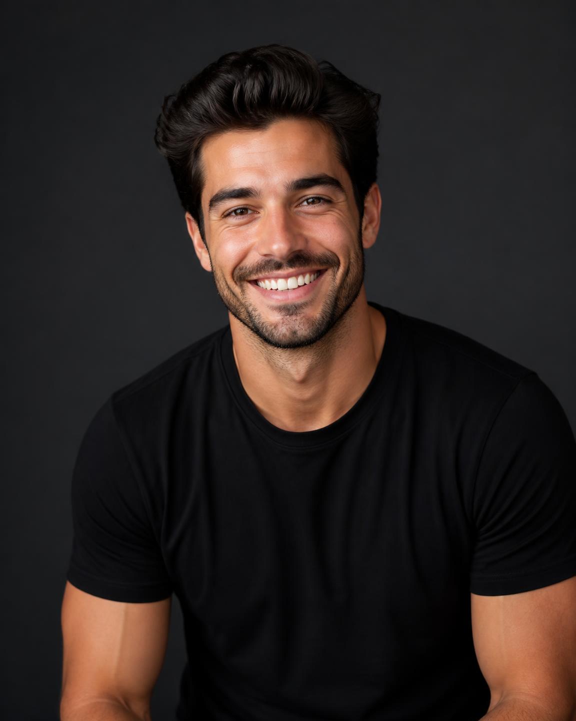 A man with thick, healthy hair
